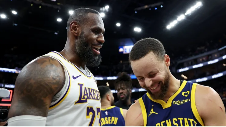 LeBron James y Stephen Curry.
