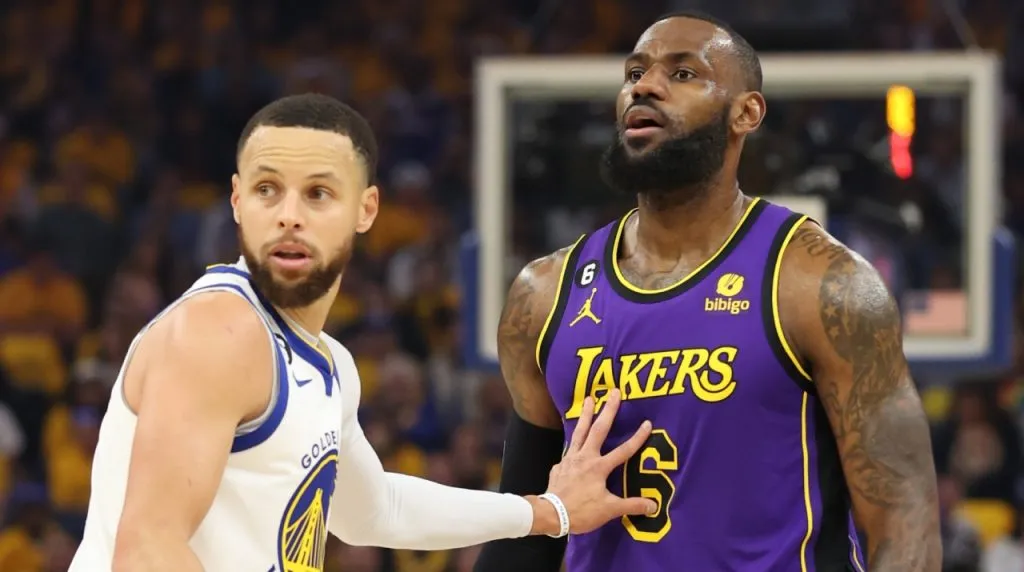 Stephen Curry y LeBron James. (Foto: Getty Images)