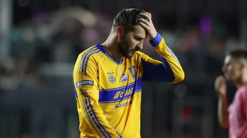 A André-Pierre Gignac se lo vio golpeado por la eliminación de Tigres UANL en la Leagues Cup 2025