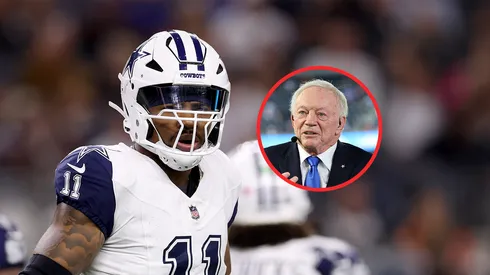 Micah Parsons y Jerry Jones.