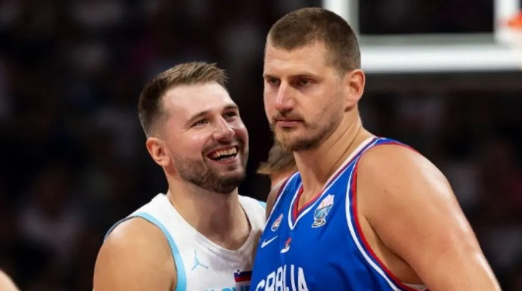 Luka Doncic y Nikola Jokic. (Foto: Getty Images)