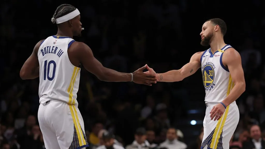 Jimmy Butler forzó su salida de Miami Heat para poder llegar a Golden State Warriors. (GETTY IMAGES)