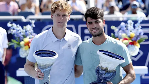 Jannik Sinner y Carlos Alcaraz en Cincinnati