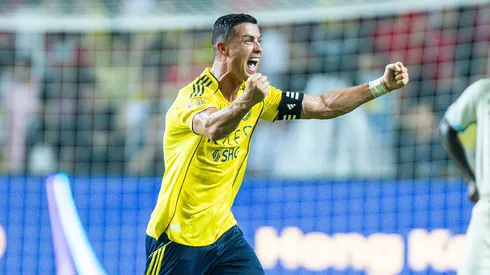 Cristiano Ronaldo celebra un gol con Al-Nassr