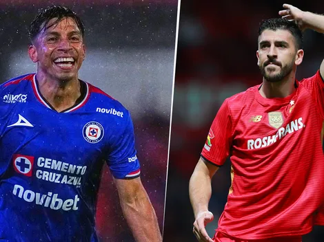 Las alineaciones de Cruz Azul vs. Toluca por el Apertura 2025