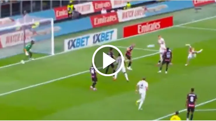 El gol de Bonazzoli.
