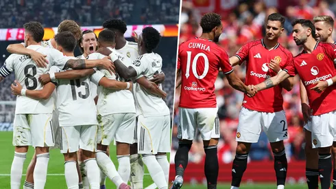 Real Madrid y Manchester United jugarán este domingo en LaLiga y la Premier League, respectivamente.