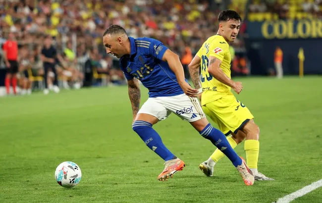 Santi Cazorla en el partido vs. Villarreal (GETTY IMAGES)