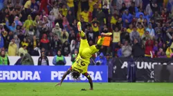 El festejo de Allan Saint-Maximin tras su primer gol con el Club América