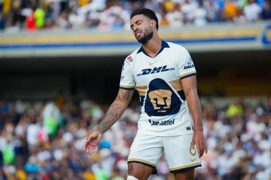 Nathan Silva en el partido de Pumas ante Puebla (Imago7)