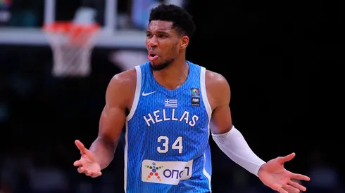 Giannis Antetokounmpo en el EuroBasket con Grecia
