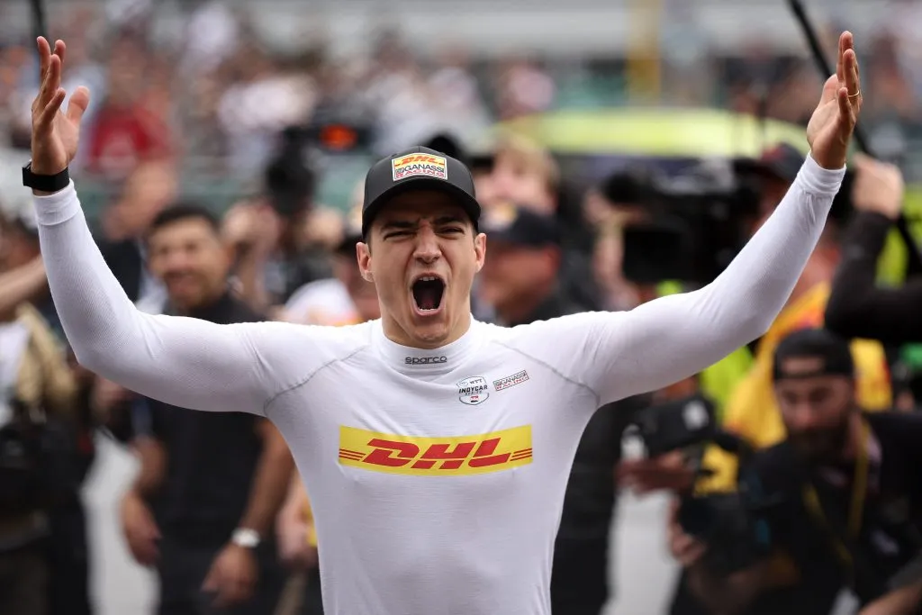 Álex Palou celebra en IndyCar (GETTY IMAGES)