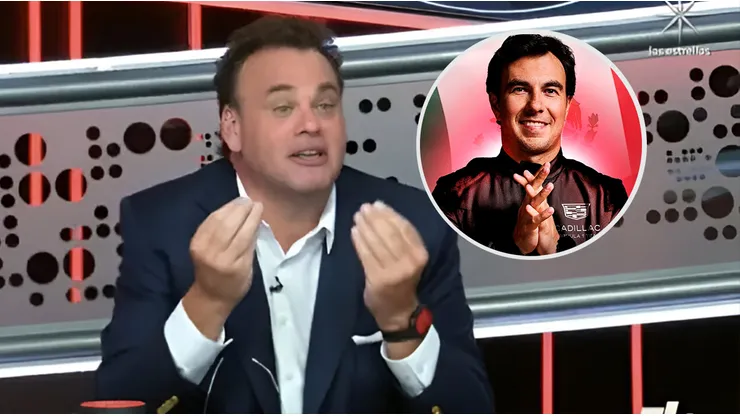 David Faitelson arremetió contra Sergio Pérez en redes.