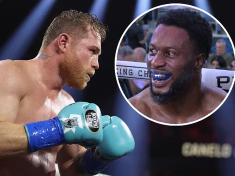 Así le quedó el ojo a Canelo Álvarez en su entrenamiento con Jaron Ennis