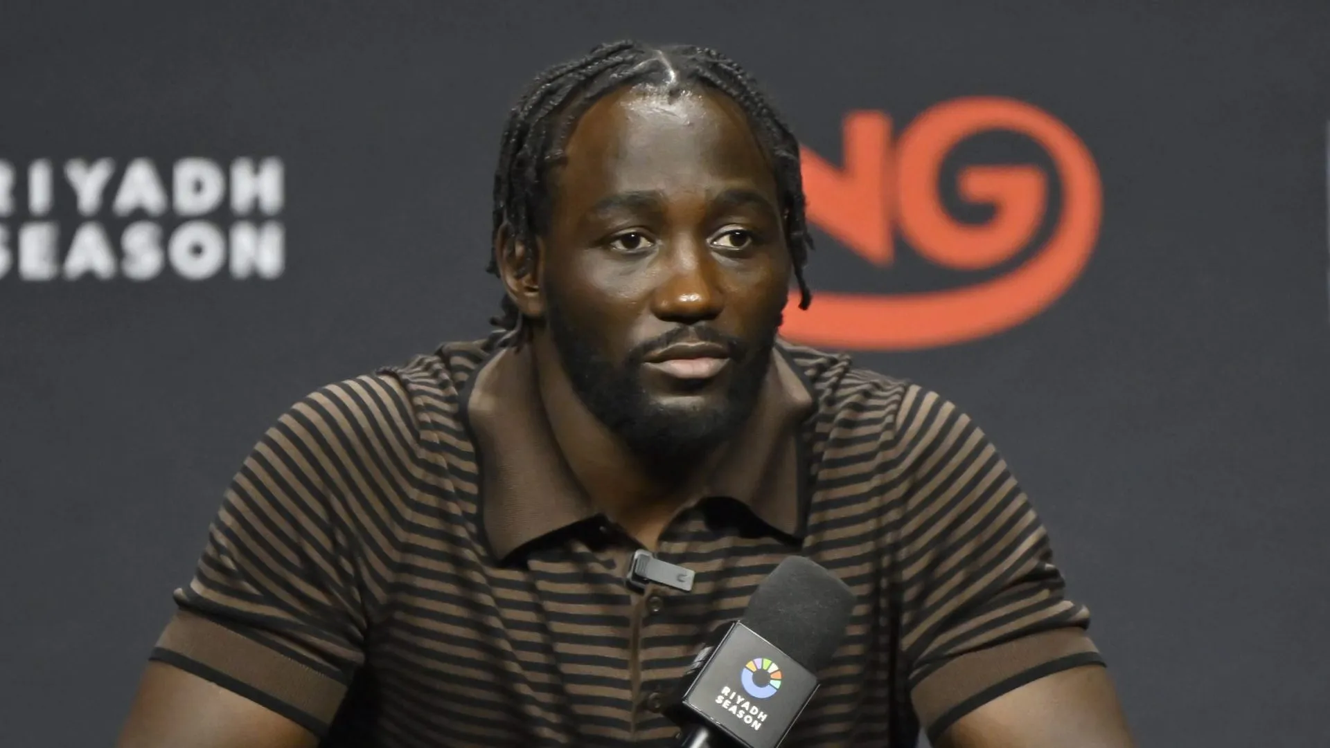 Terence Crawford perderá su título AMB superwelter cuando se suba al ring para enfrentar a Canelo Álvarez. (Getty Images)