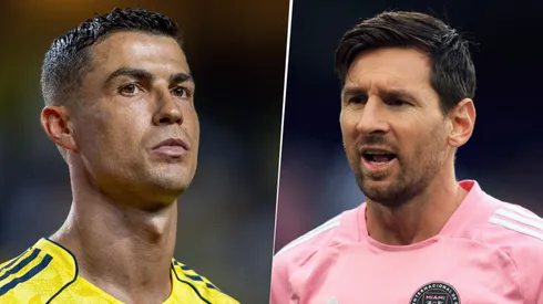 Cristiano Ronaldo y Lionel Messi, los dos astros del fútbol que lideran las listas de ingresos mundiales en 2025.