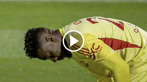 André Onana, señalado por su error en la derrota parcial del Manchester United ante Grimsby Town.