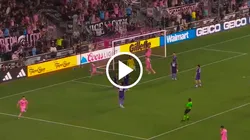 Messi y el gol de la clasificación de Inter Miami.