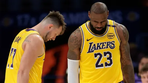 Luka y LeBron jugarán su primer temporada completa en Lakers.
