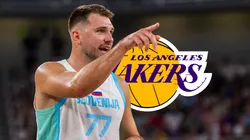 Luka Doncic disputa el EuroBasket con Eslovenia