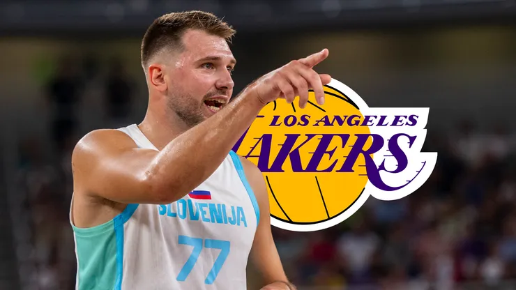 Luka Doncic disputa el EuroBasket con Eslovenia
