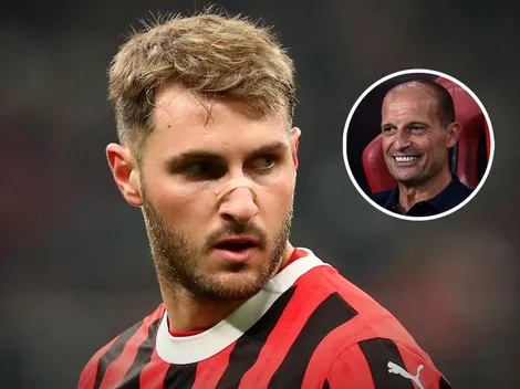 Massimiliano Allegri defendió a Santiago Giménez de las críticas