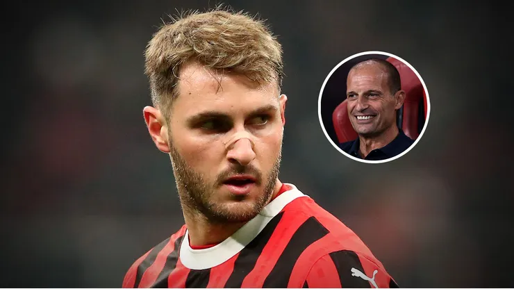 Massimiliano Allegri habló de Santiago Giménez
