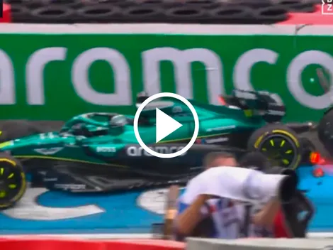 El fuerte accidente de Lance Stroll en el GP de Países Bajos