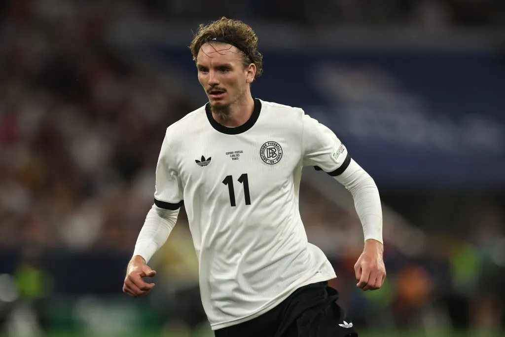 Nick Woltemade con la Selección de Alemania (GETTY IMAGES)