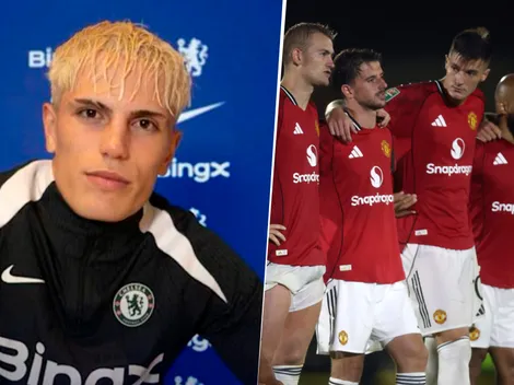 El "palito" de Alejandro Garnacho a Manchester United tras fichar por Chelsea