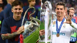 Cristiano Ronaldo y Lionel Messi, dos leyendas que dominaron Europa durante más de una década.