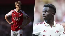 Martin Odegaard y Bukayo Saka no juegan ante Liverpool