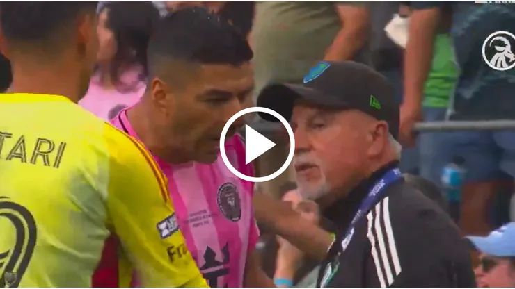 Luis Suárez y una actitud papelonezca tras la goleada de Inter Miami ante Seattle Sounders