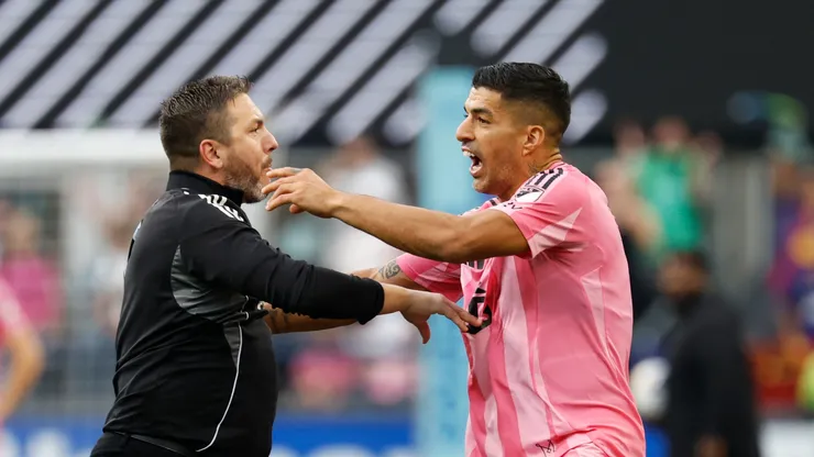 Luis Suárez sería sancionado tras su accionar en la final de la Leagues Cup.