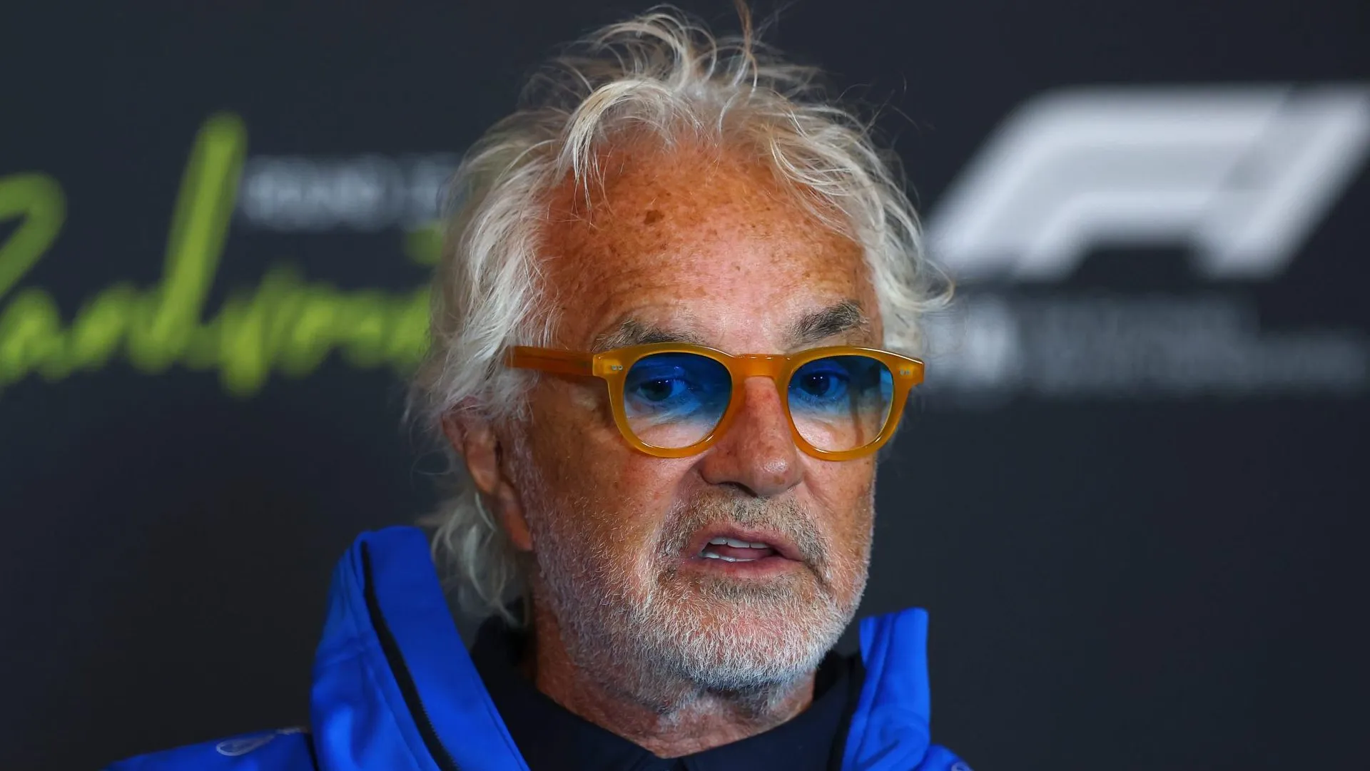 Flavio Briatore en rueda de prensa de la FIA (GETTY IMAGES)