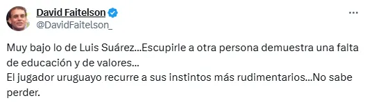 La publicación de David Faitelson (@DavidFaitelson_)