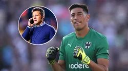 Esteban Andrada y un dardito al 'Tato' Noriega.