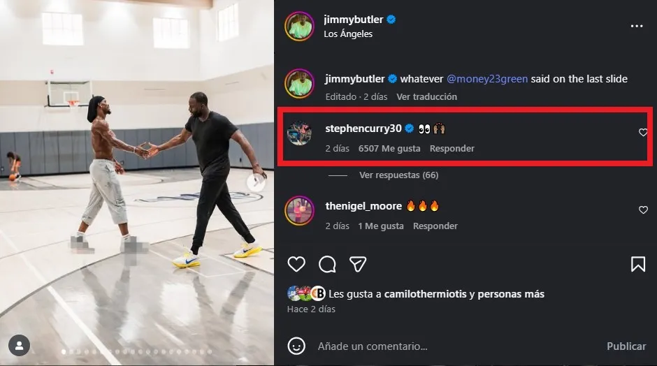 Post de Butler que hizo reaccionar a Curry