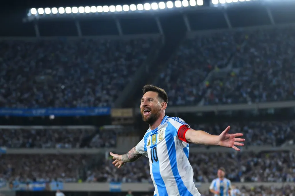 Messi se despide del Monumental por Eliminatorias [Foto: Getty Images]
