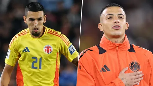 Daniel Muñoz y Kevin Castaño, jugadores de la Selección Colombia