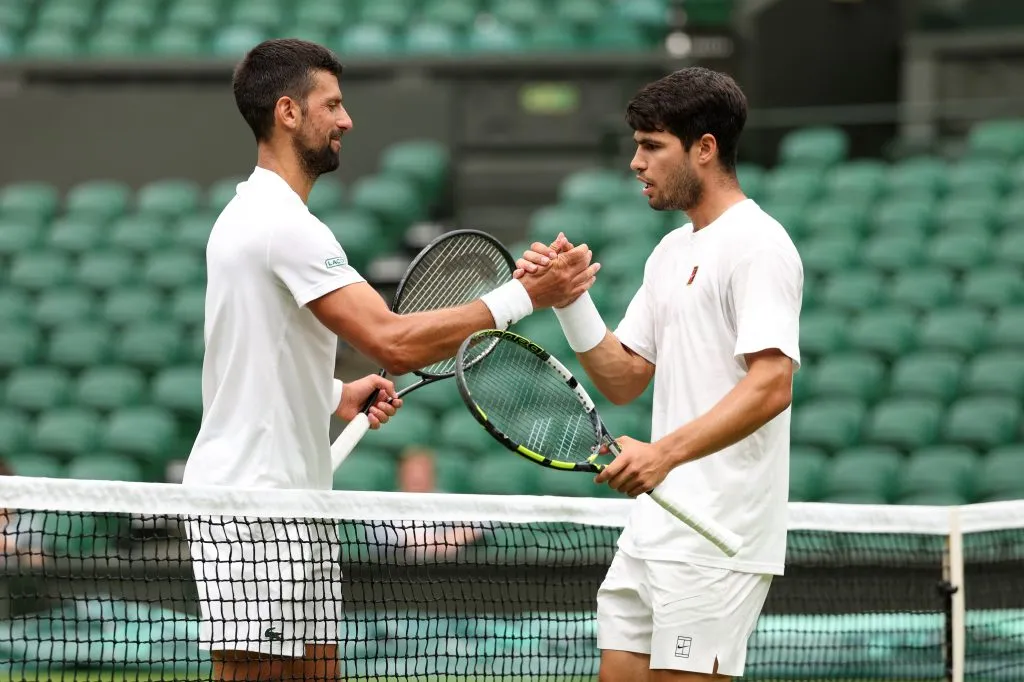 Alcaraz vs. Djokovic (Getty Images)