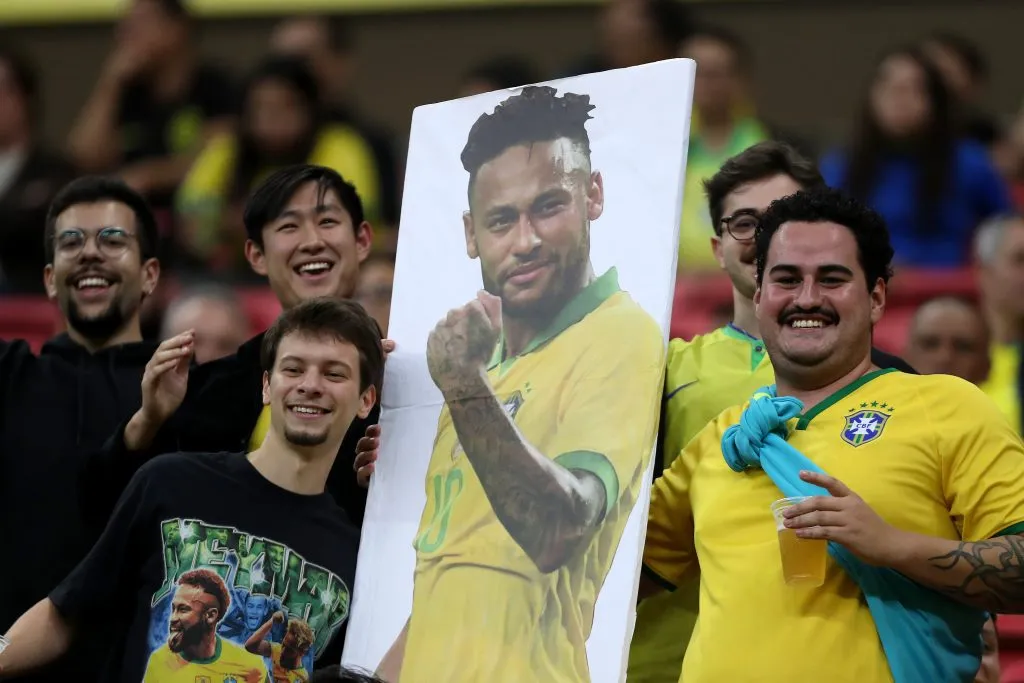 El público brasileño extraña a Neymar en la Selección [Foto: Getty]