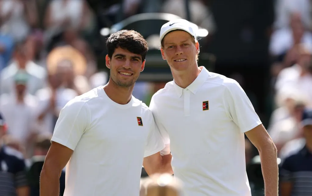 Carlos Alcaraz y Jannik Sinner se disputan el #1 del ranking (Getty Images)