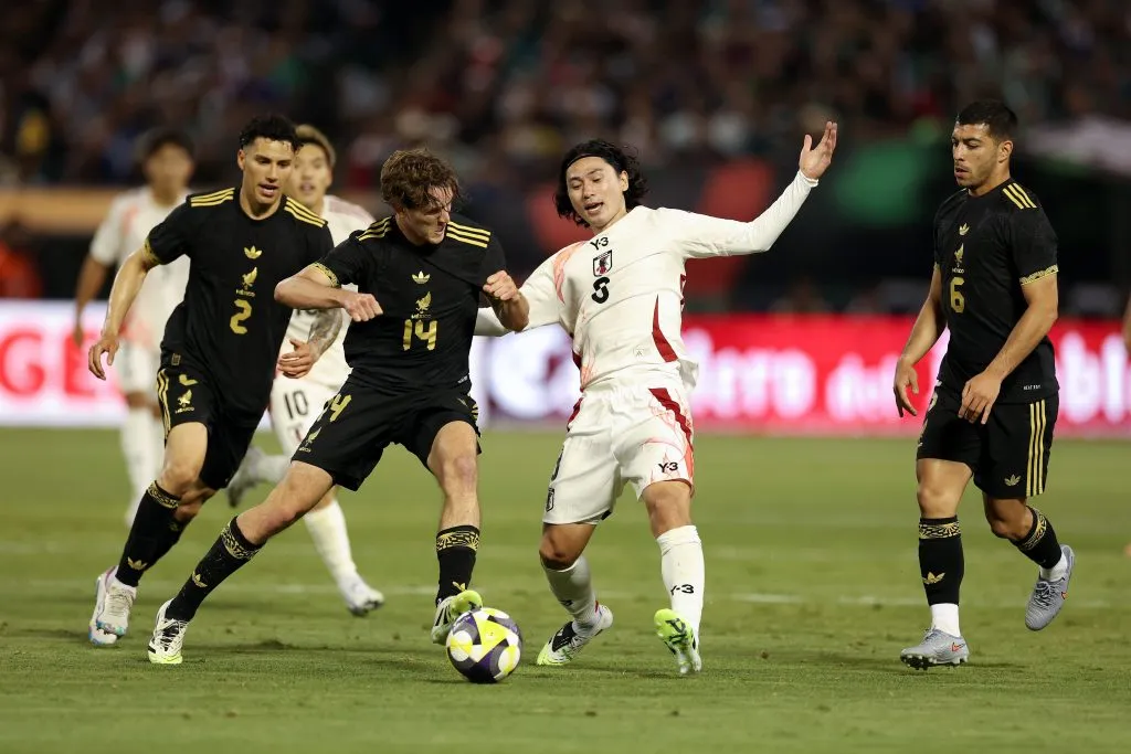 México y Japón jugaron un partido luchado e igualado (Getty Images)