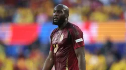 Romelu Lukaku, afuera del Bélgica-Kazajstán.