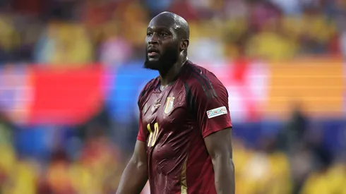 Romelu Lukaku, afuera del Bélgica-Kazajstán.