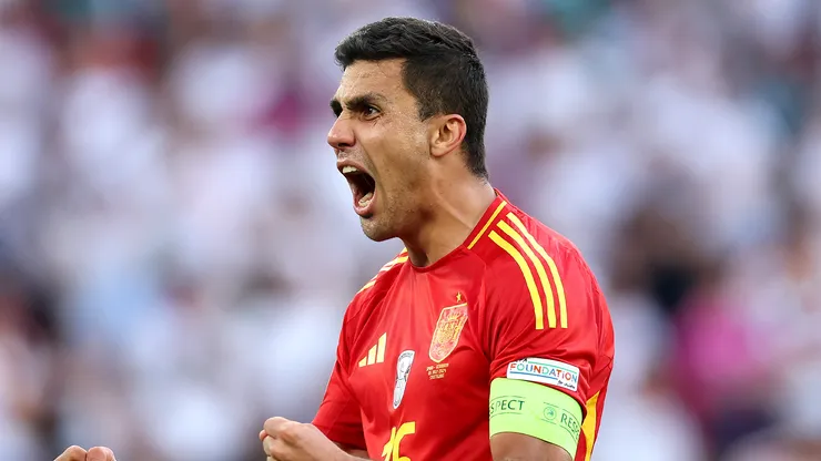 Rodri con la Selección de España