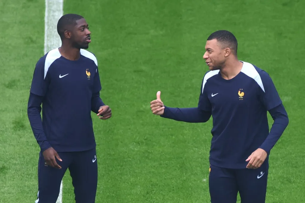 Kylian Mbappé afirmó que Ousmane Dembélé merece ganar el Balón de Oro. (Getty Images)