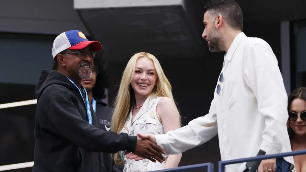 Tim Meadows y Lindsay Lohan también asistieron a la gran final (Getty Images)