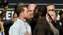 Canelo recibe advertencia del entrenador de Crawford.